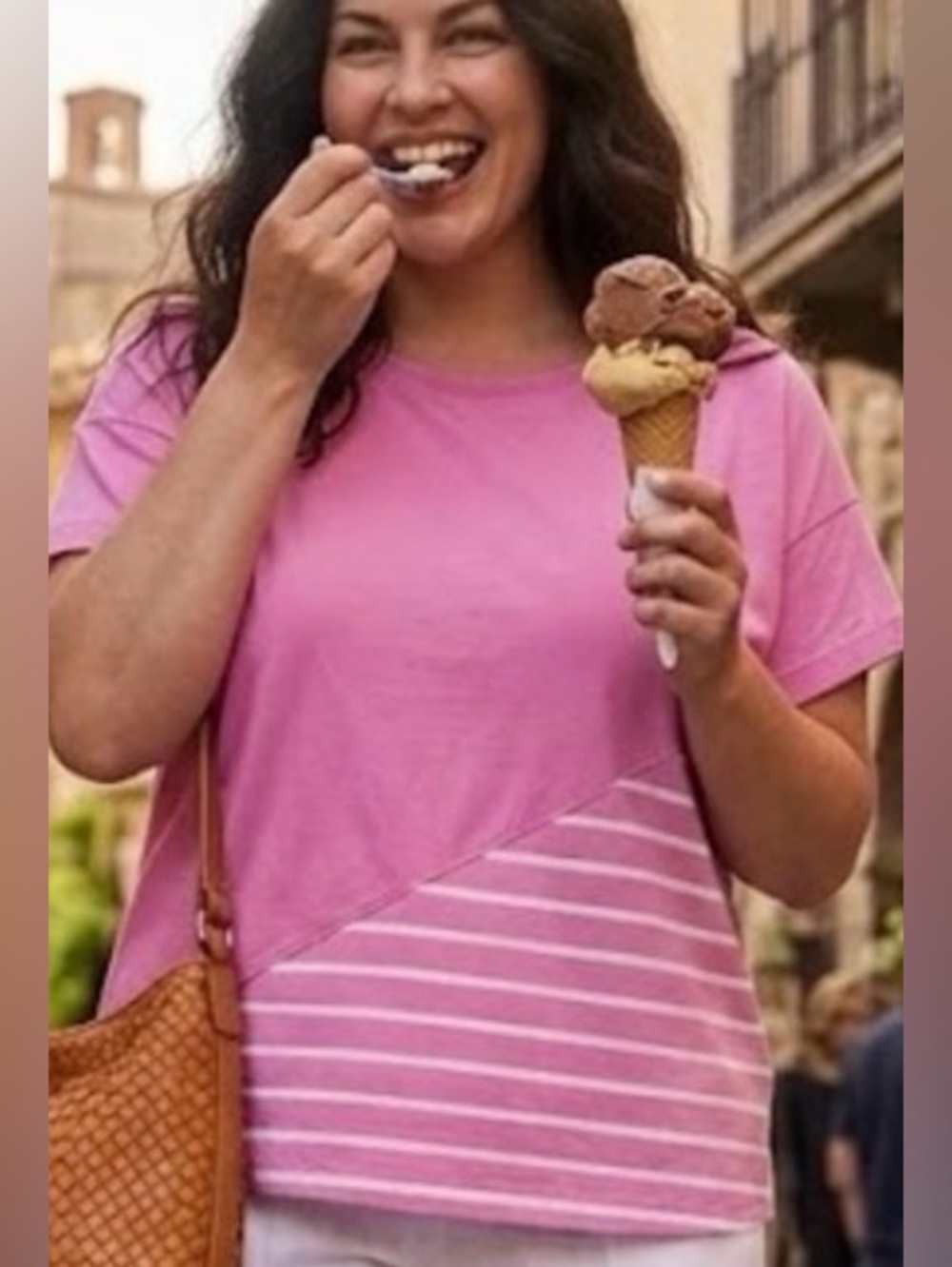 Talbots Pink Short Sleeve Tee
